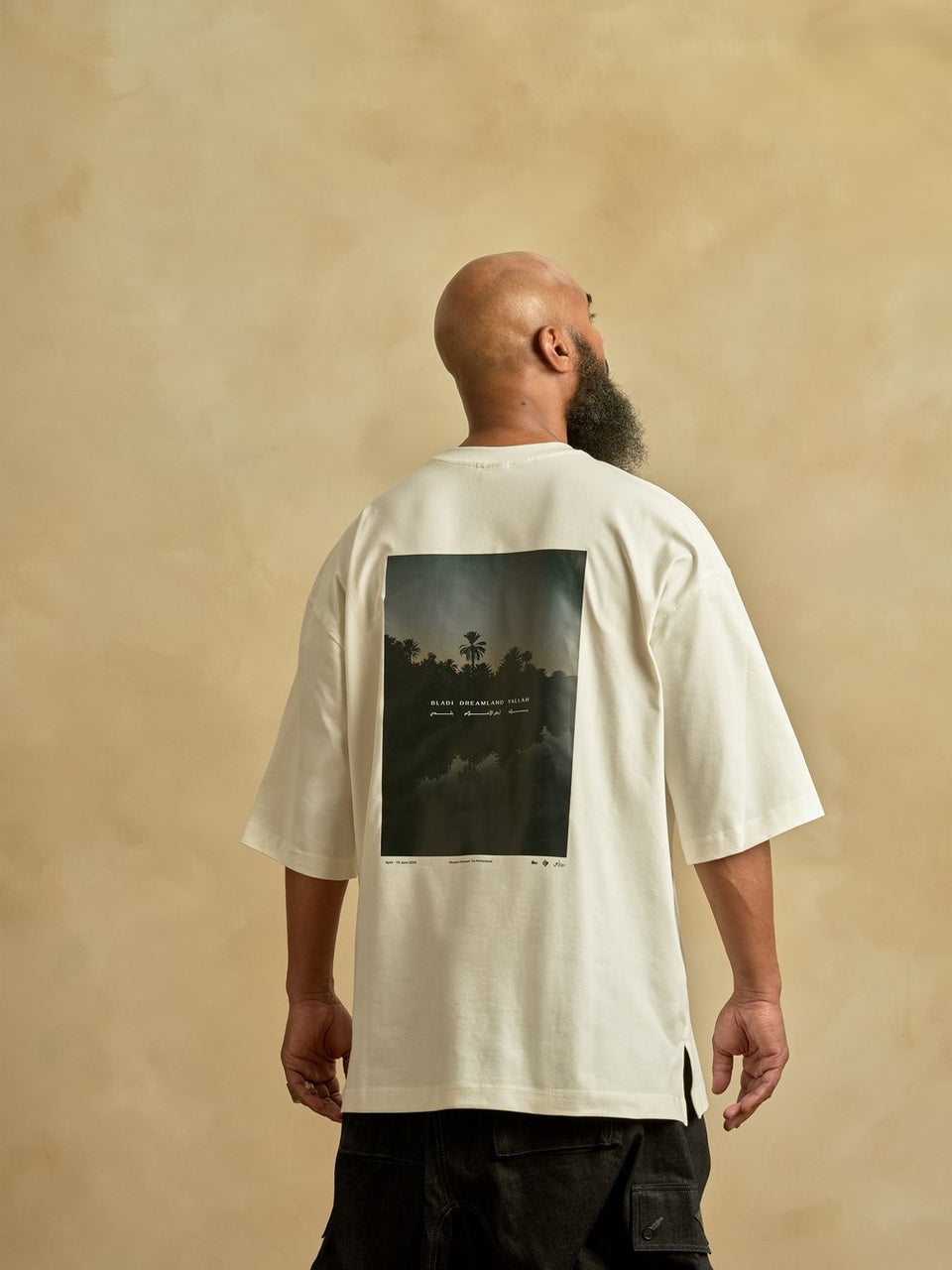 Mastoor X Mounir Raji - Dreamland - Bladi - Yallah T-Shirt - White