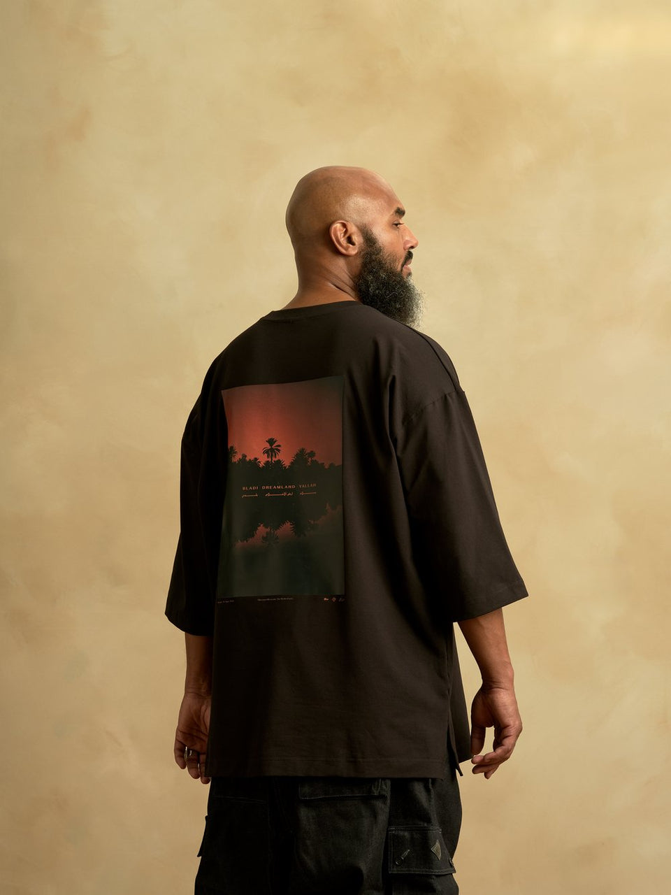 Mastoor X Mounir Raji - Dreamland - Bladi - Yallah T-Shirt - Black