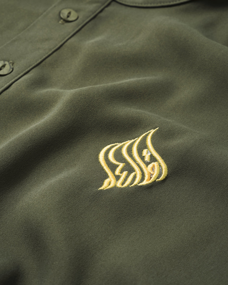 The Deep Fern Green Thobe