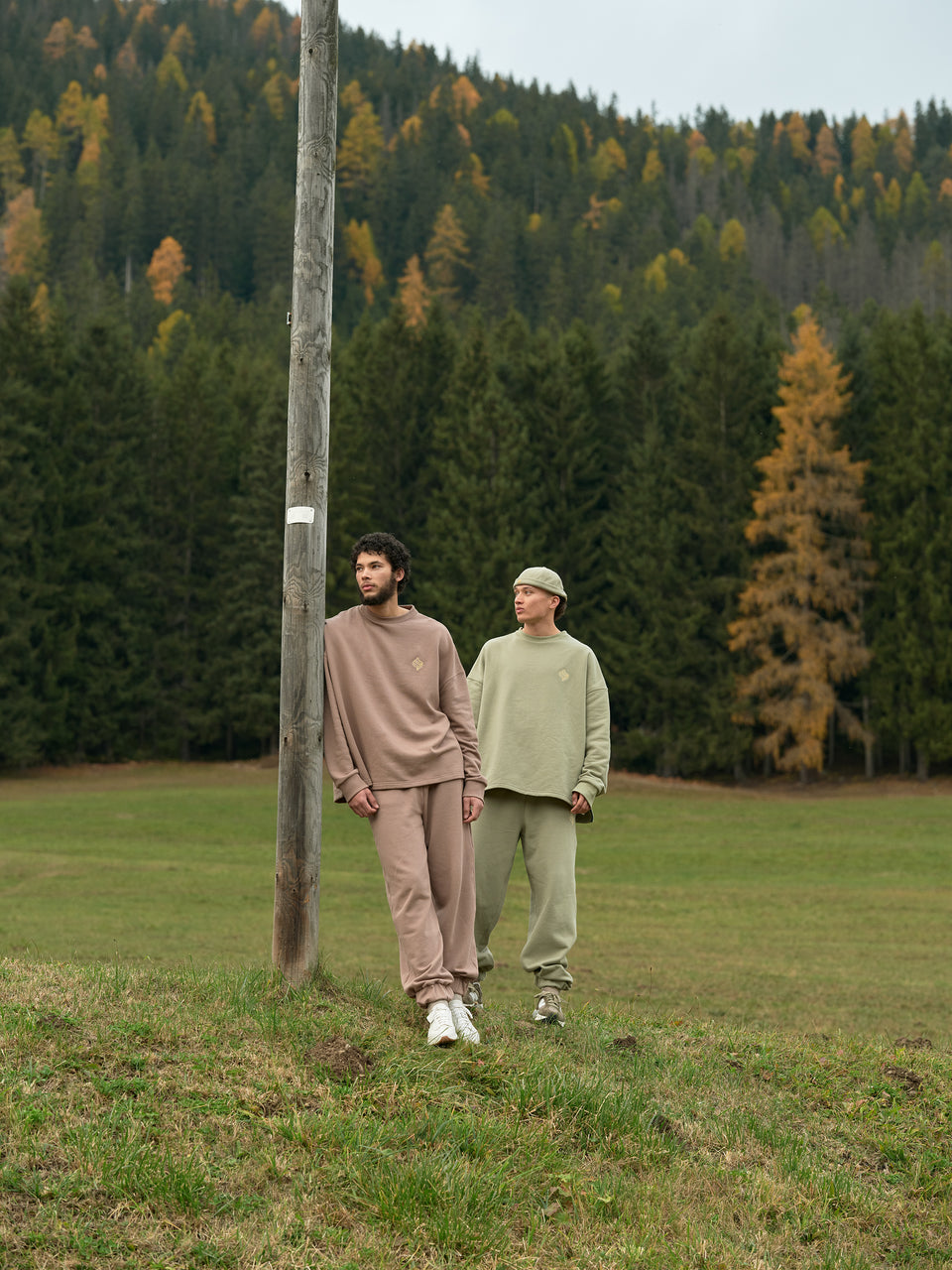 Skyline Noon Brown Sweatsuit