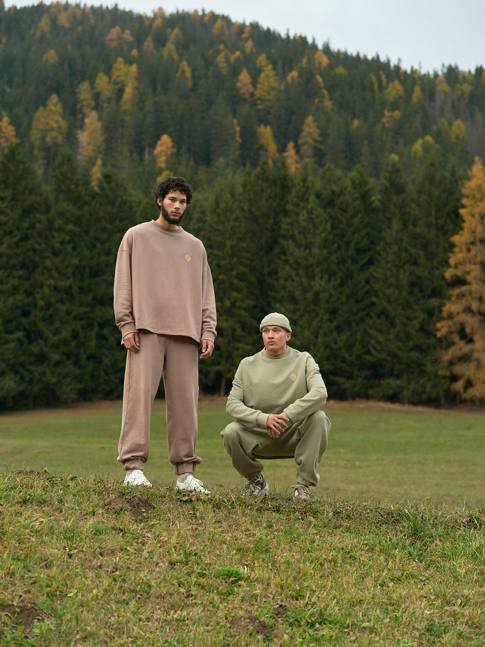 Skyline Noon Brown Sweatsuit