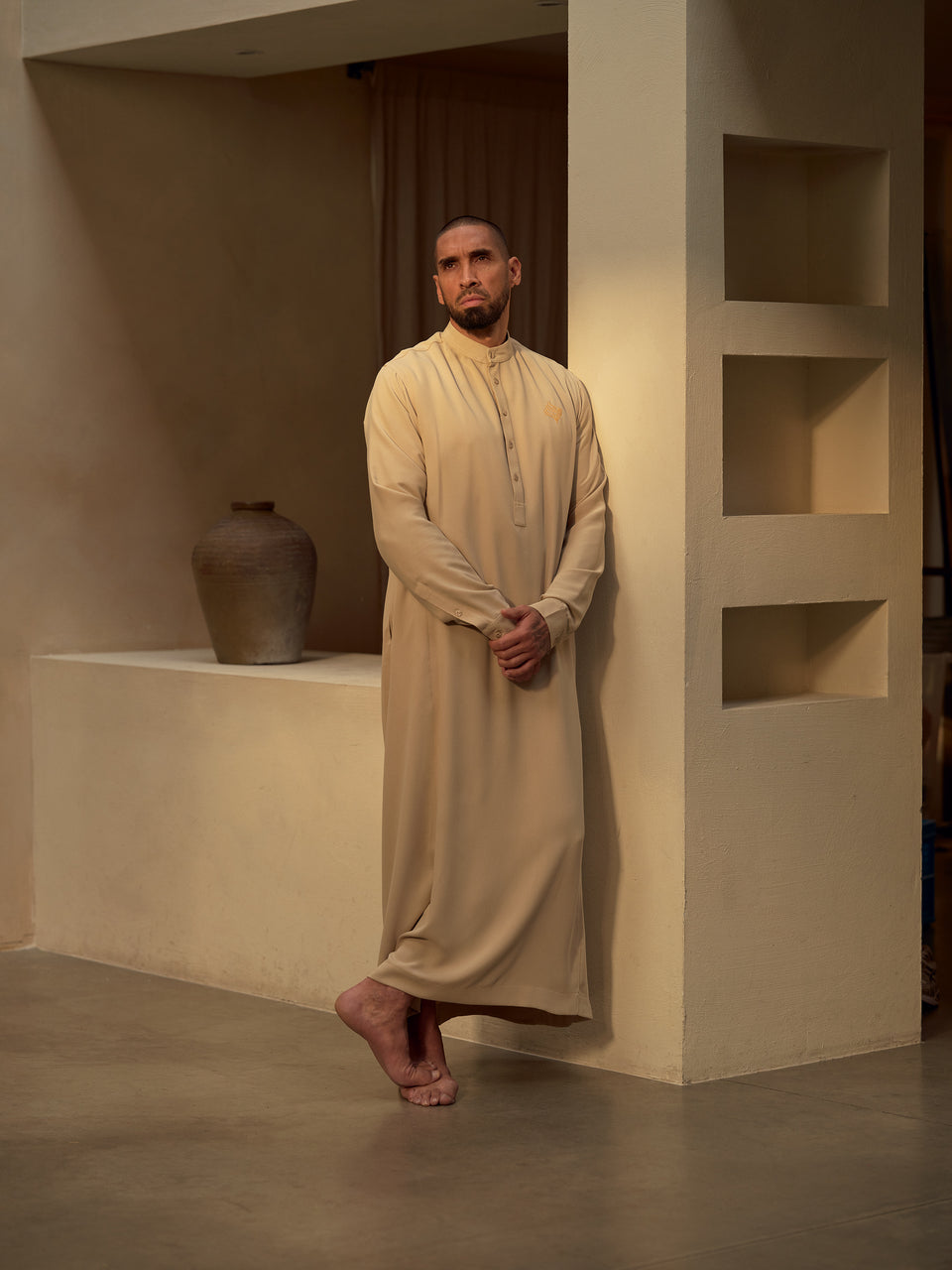 The Parchment Beige Thobe