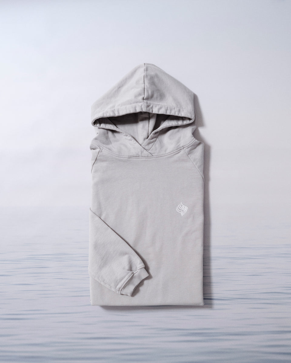 Coastal Fog Grey Hoodie