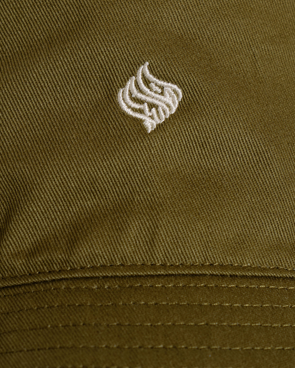 Lower the Gaze - Bucket Hat (Olive Green)