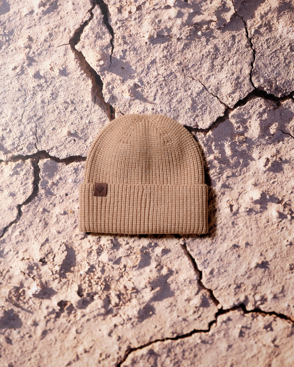 Light Brown Eearth Brick Beanie