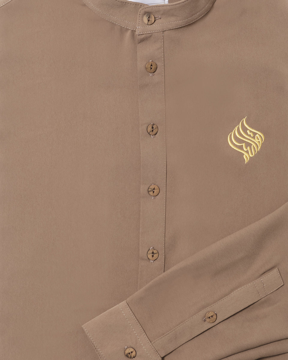 The Tamer Taupe Thobe