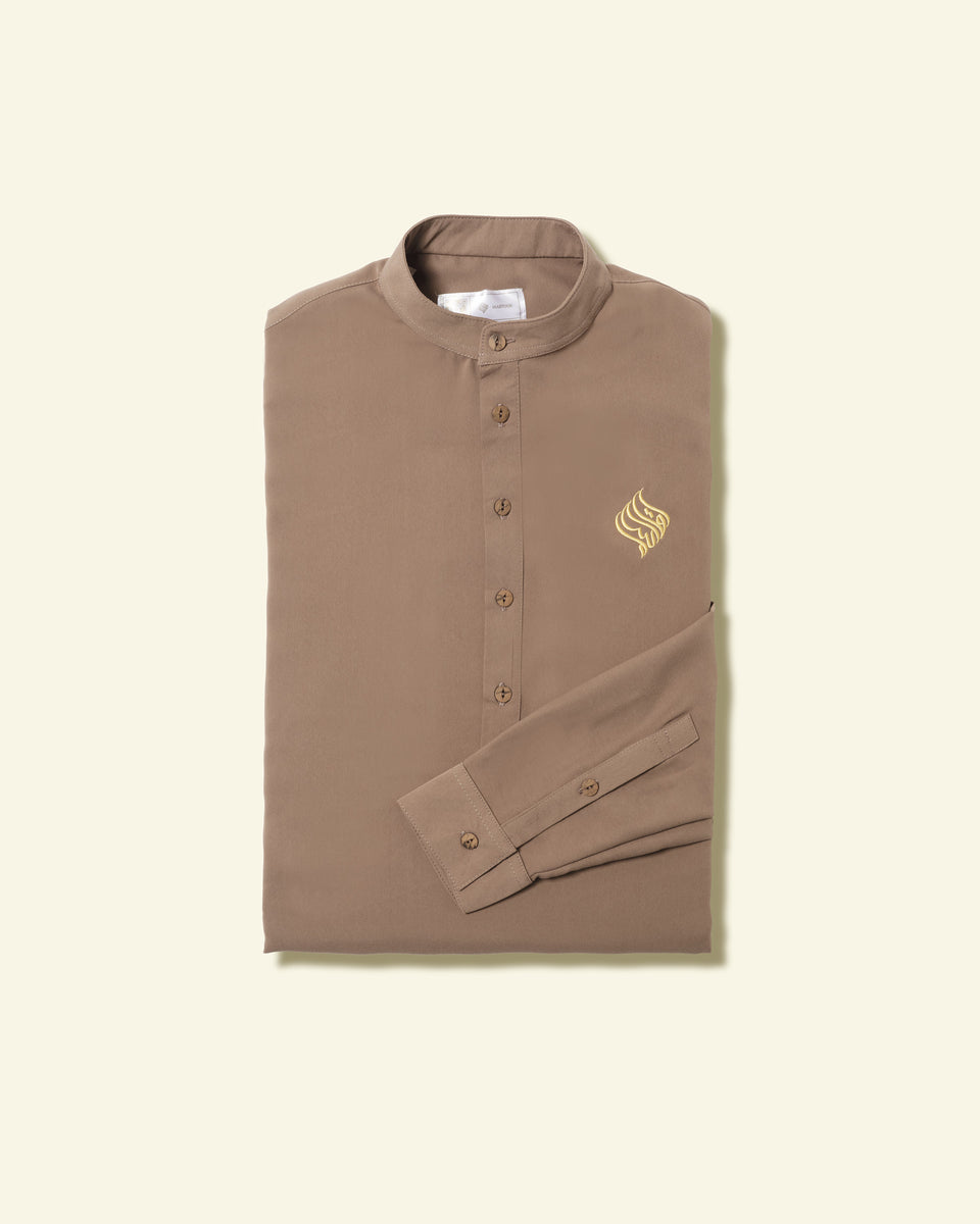 The Tamer Taupe Thobe