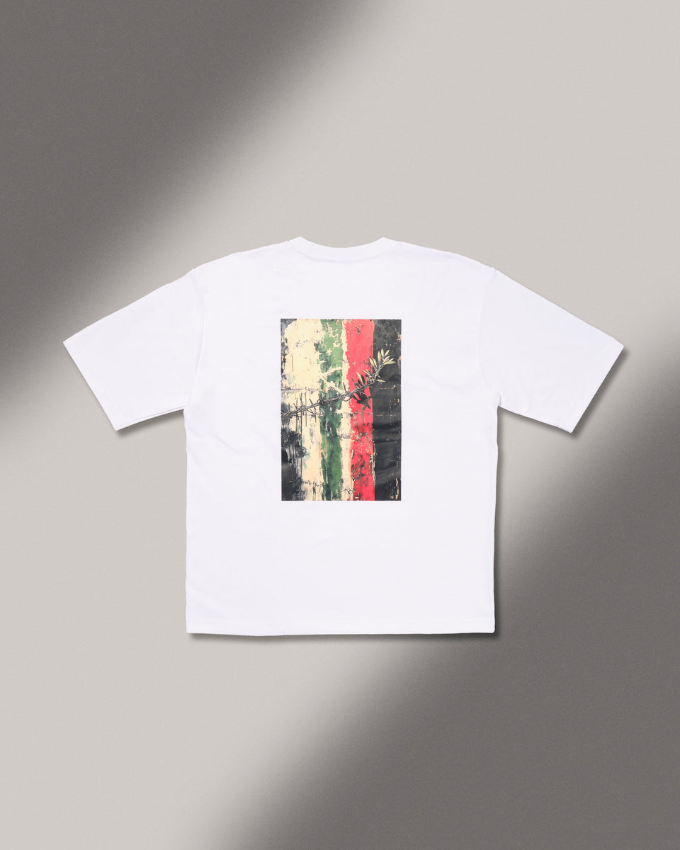 Olive Barbwire Palestina T-Shirt
