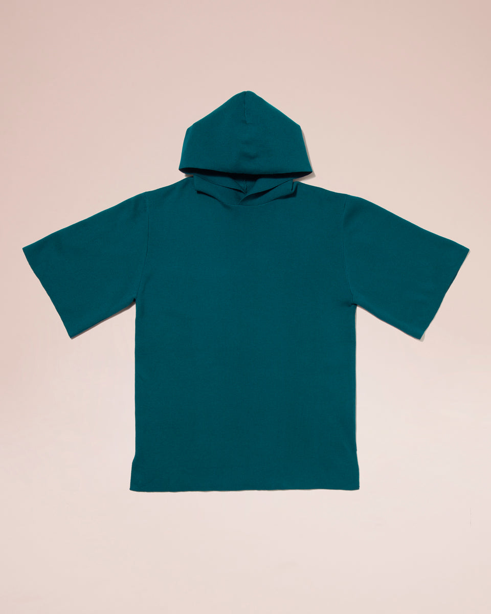 Hoodie Azul Merino