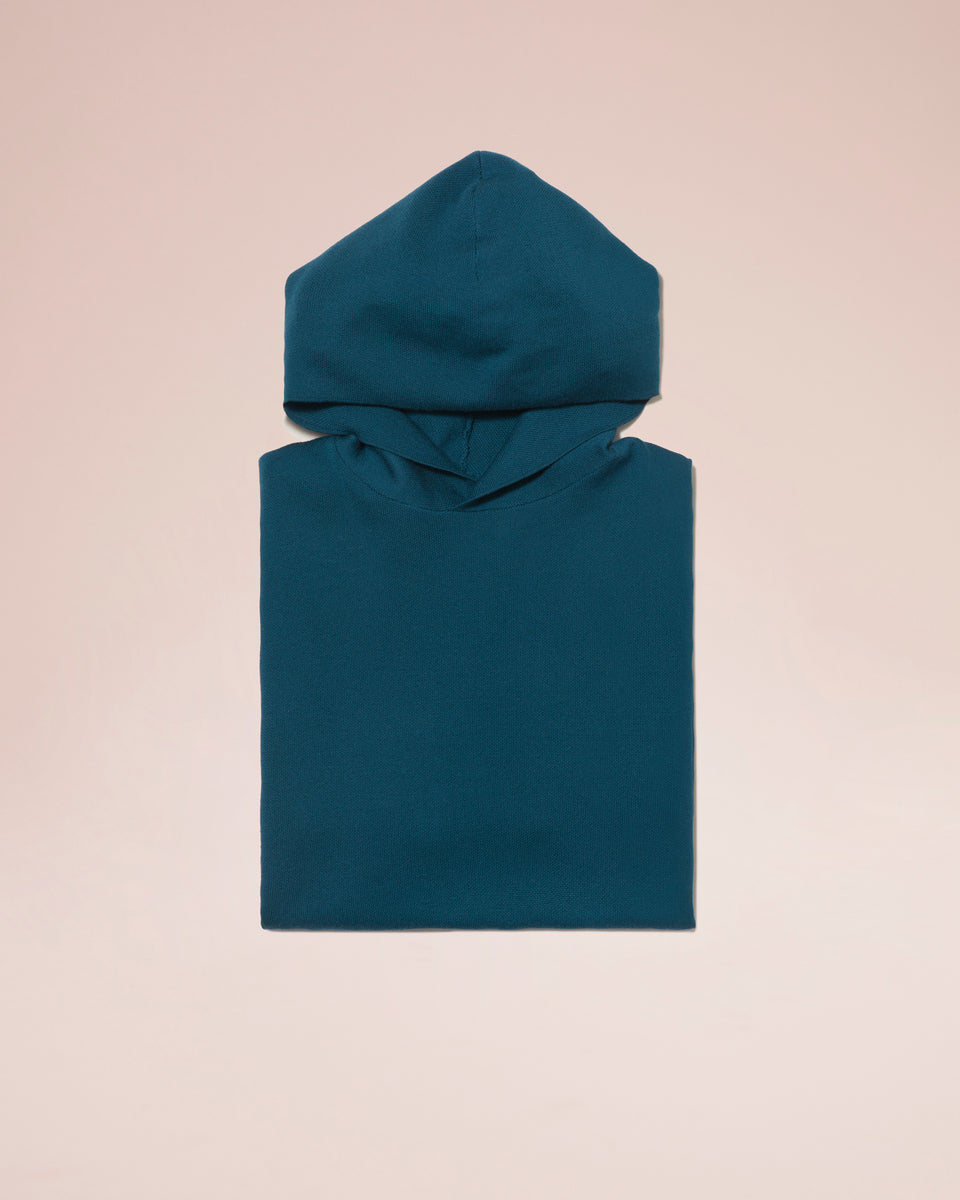 Hoodie Azul Merino